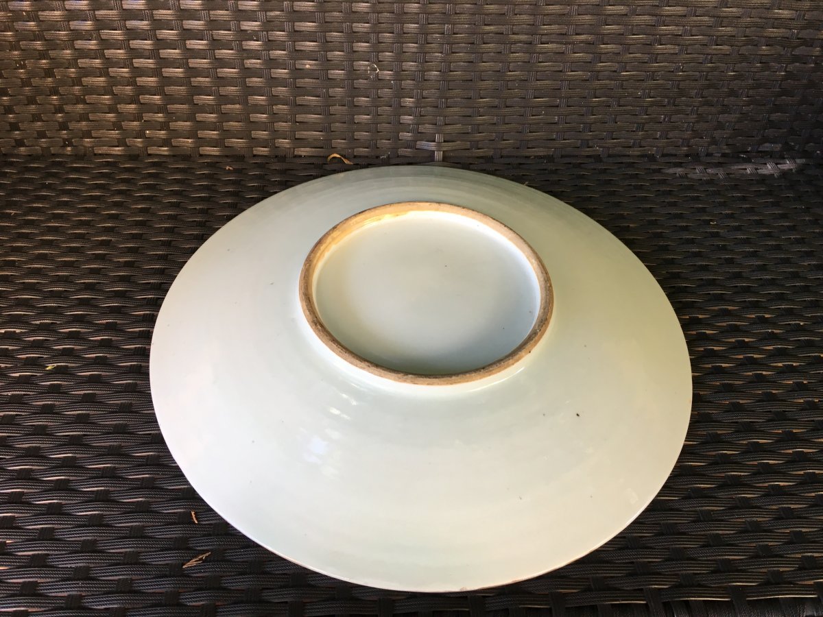 Large Porcelain Dish From China 19th-photo-4