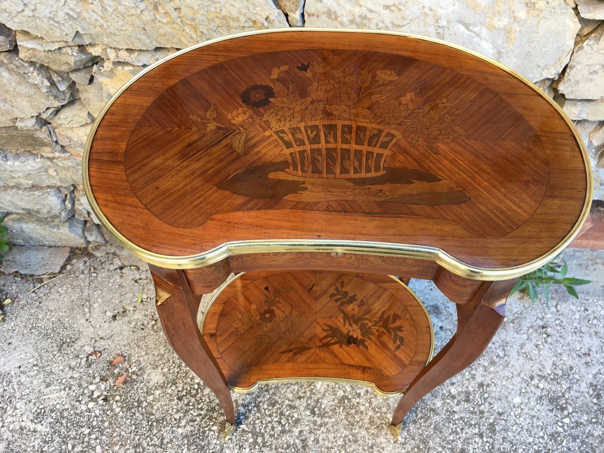 Small Marquetry Living Room Table