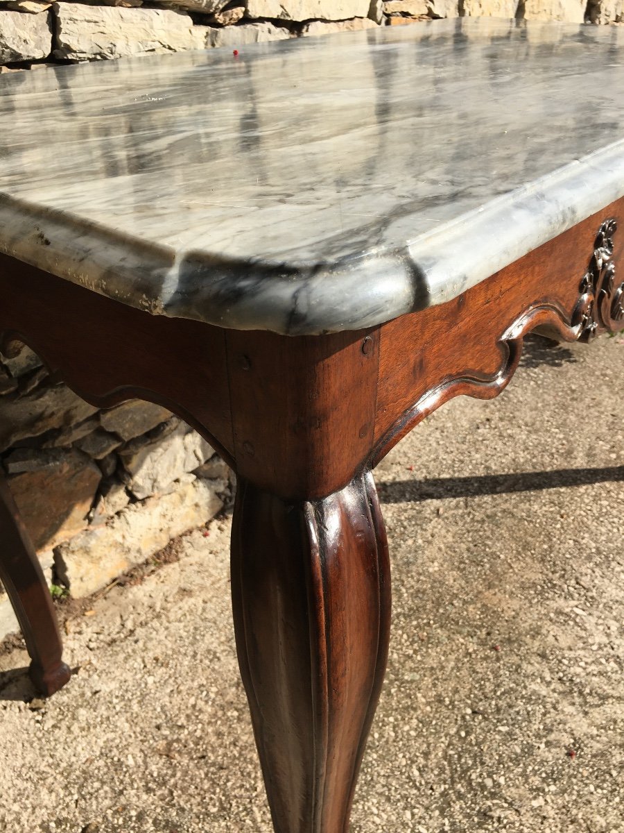 Table à Gibier Provençale 18ème En Noyer -photo-1