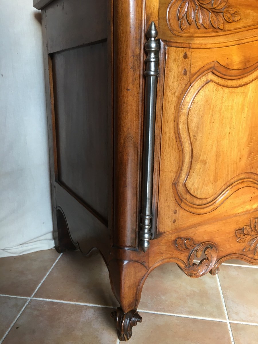 18th Provençal Credenza In Blond Walnut-photo-5