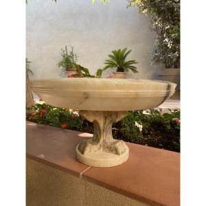 Coupe en albâtre art déco 