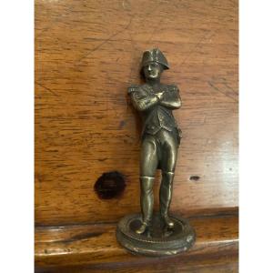 19th-century Miniature Bronze Statue Of Napoleon I