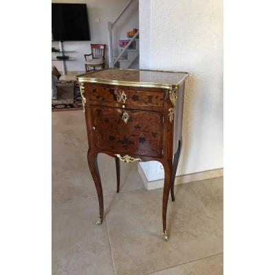 19th Marquetry Living Room Table Or Bedside Table