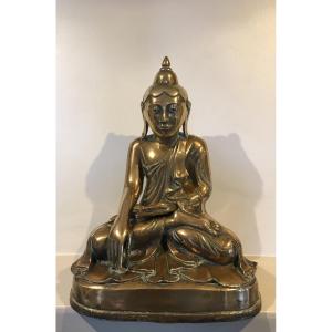 Burmese Brass Buddha Late 19th