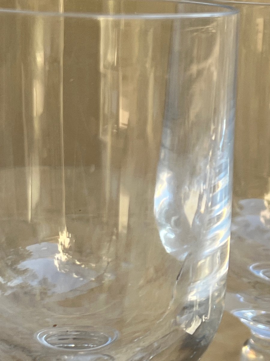 6 Crystal Wine Glass Long Foot-photo-3