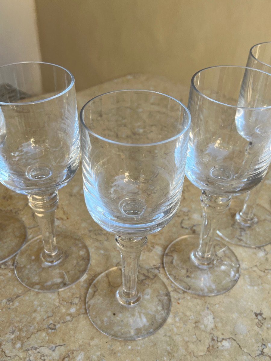 6 Crystal Wine Glass Long Foot-photo-7