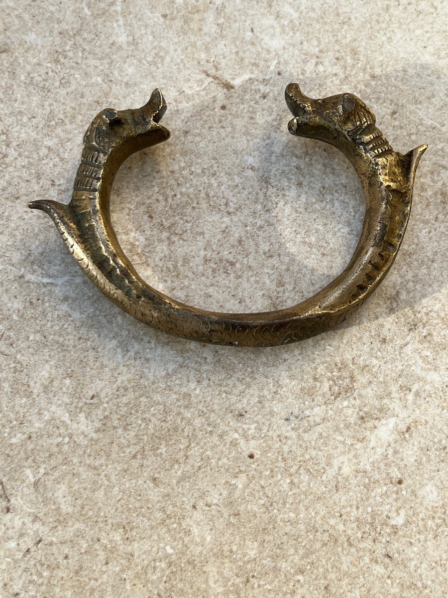 Bracelet Bronze , Ethnie Rawang , Province Kachin , Birmanie -photo-2