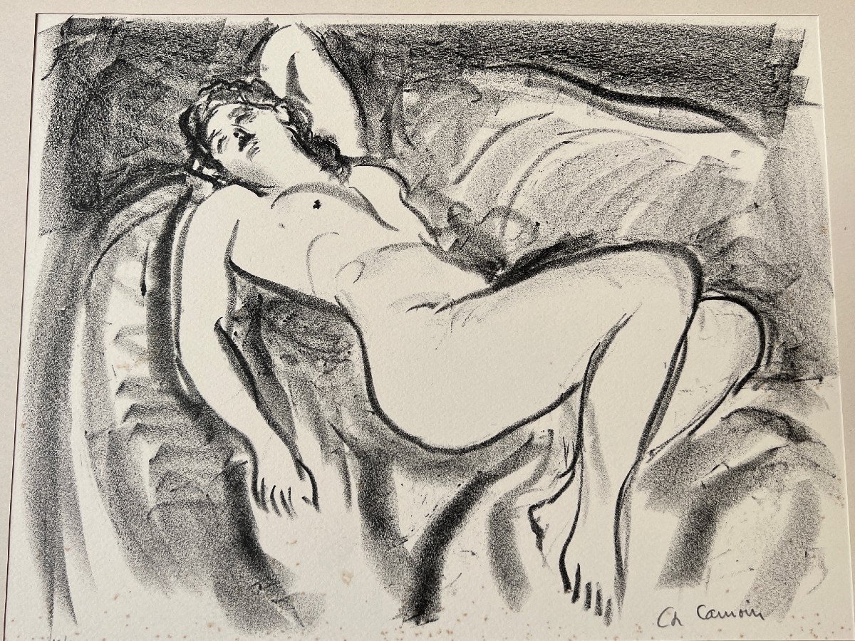 Ten Original Prints Presented By Jean Alazard - By Charles Camoin, 1946-photo-4