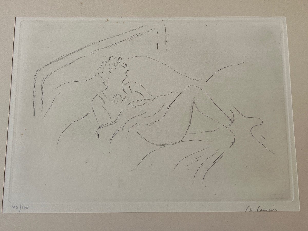 Ten Original Prints Presented By Jean Alazard - By Charles Camoin, 1946-photo-2