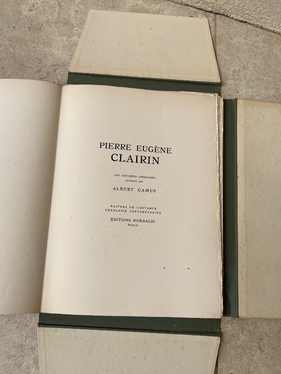Ten Original Prints Presented By Albert Camus- By Pierre Eugene Clairin, 1946-photo-2