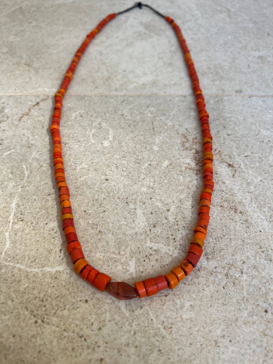 Glass Pate Necklace, Kayah Ethnicity, Kayah Province, Eastern Burma-photo-1