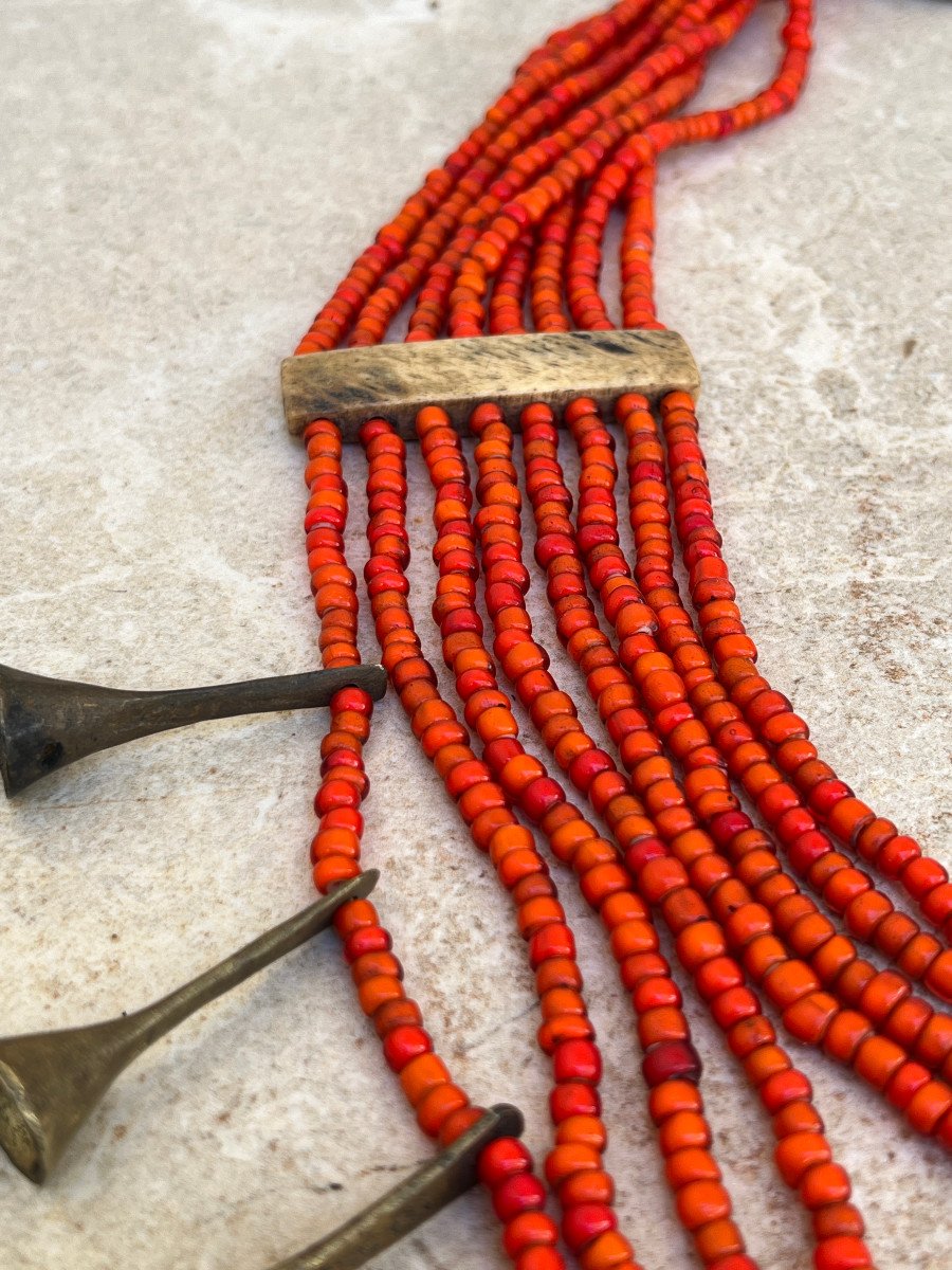 Multi-strand Tribal Necklace Naga Tribe Konyak Nagaland-photo-1