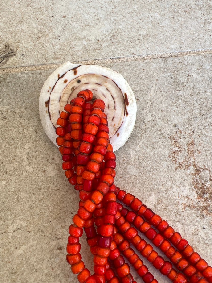 Multi-strand Tribal Necklace Naga Tribe Konyak Nagaland-photo-3