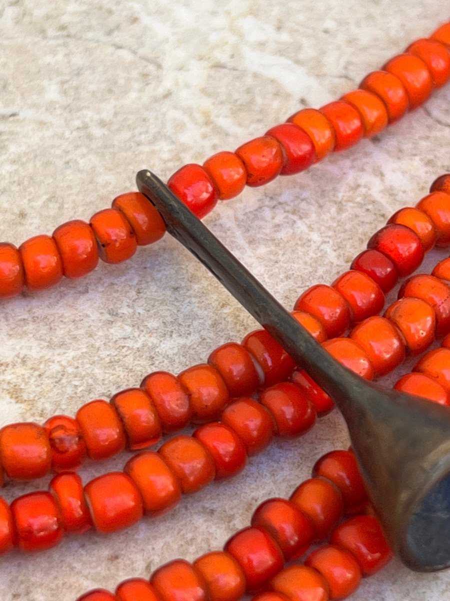 Multi-strand Tribal Necklace Naga Tribe Konyak Nagaland-photo-6