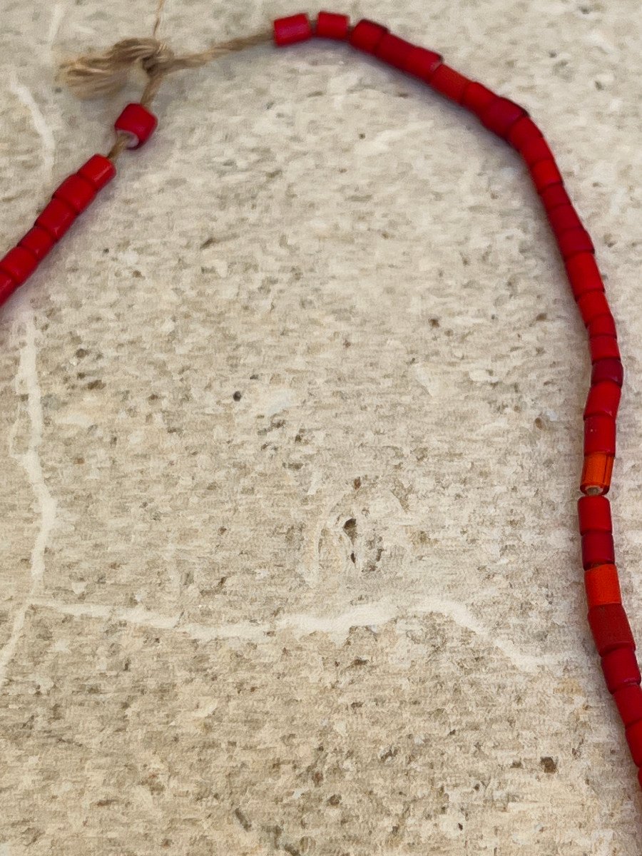 Glass Pate Necklace, Kayah Ethnicity, Kayah Province, Eastern Burma-photo-3