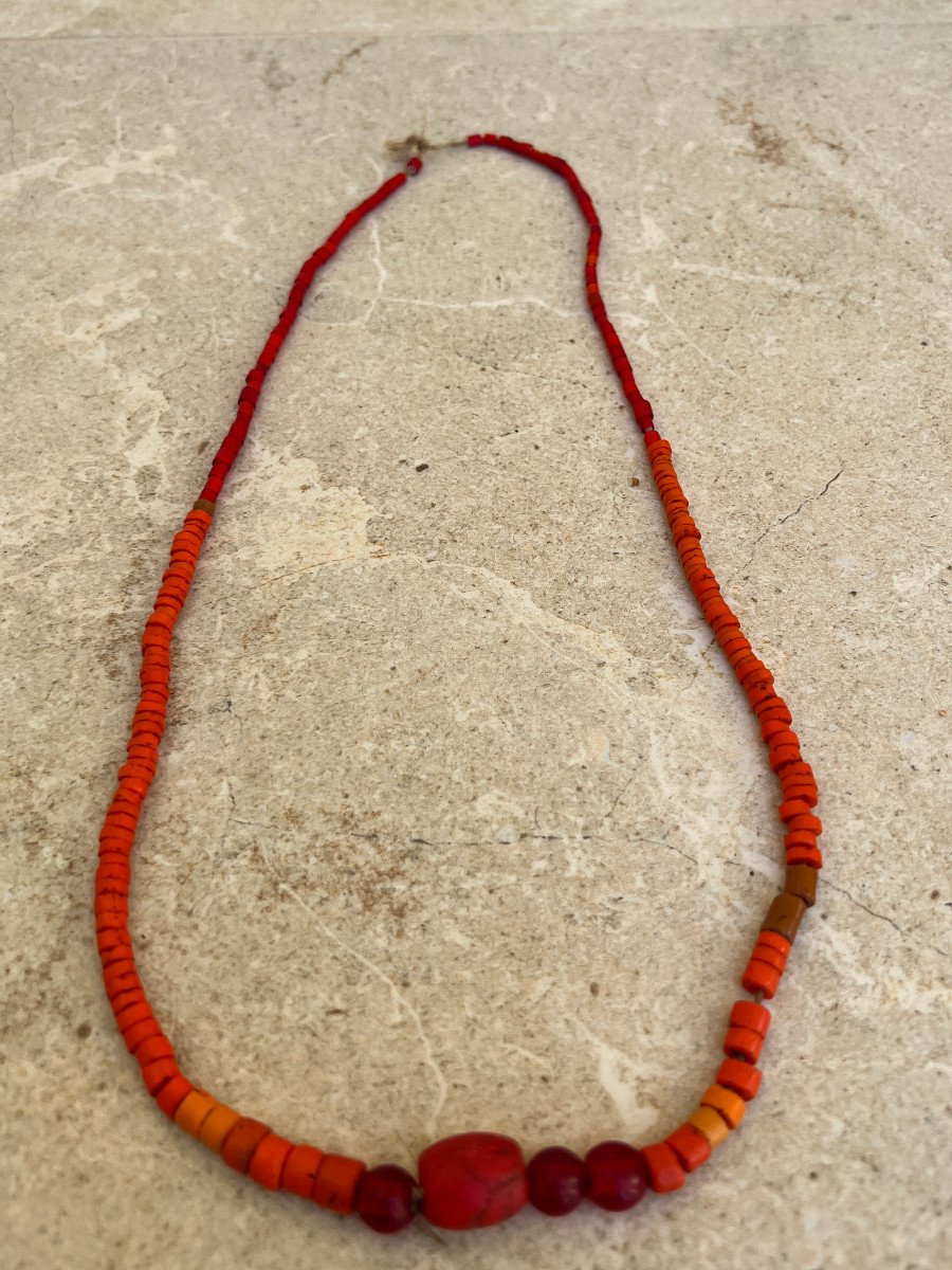 Glass Pate Necklace, Kayah Ethnicity, Kayah Province, Eastern Burma-photo-8