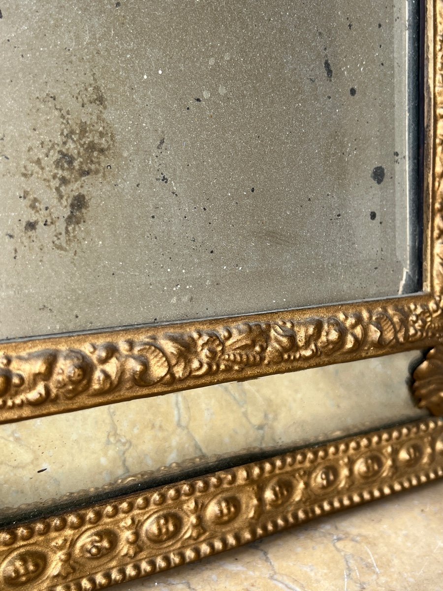 Small Pareclosed Mirror 19th Century -photo-4