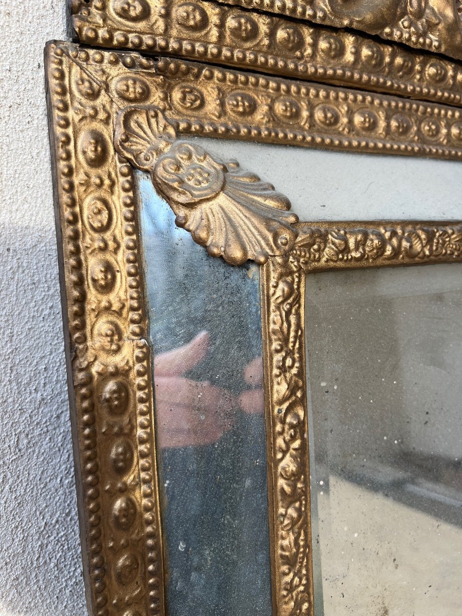 Small Pareclosed Mirror 19th Century -photo-7