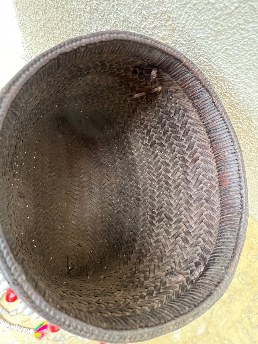 Basketry For Medicinal Plants Rawang Tribe XIX Century Burma -photo-4