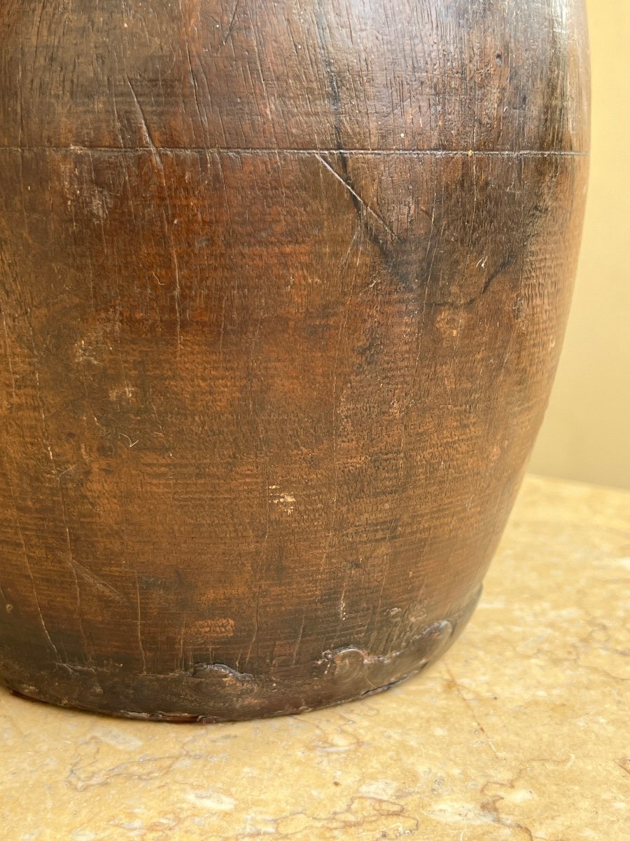 Small Buddhist Procession Drum XIX Century Province Pagan Burma -photo-8
