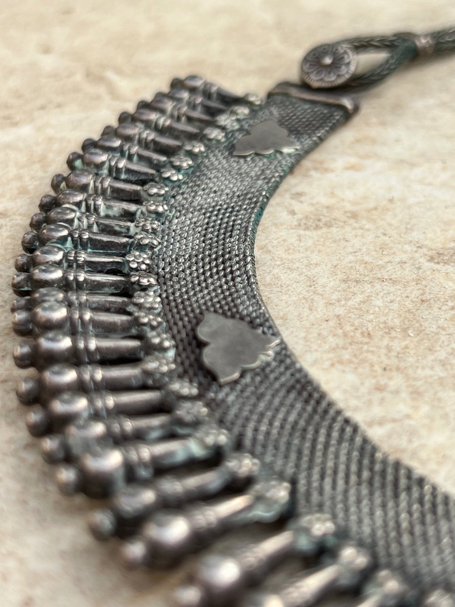 Choker Sterling Silver Rajjasthan India -photo-3