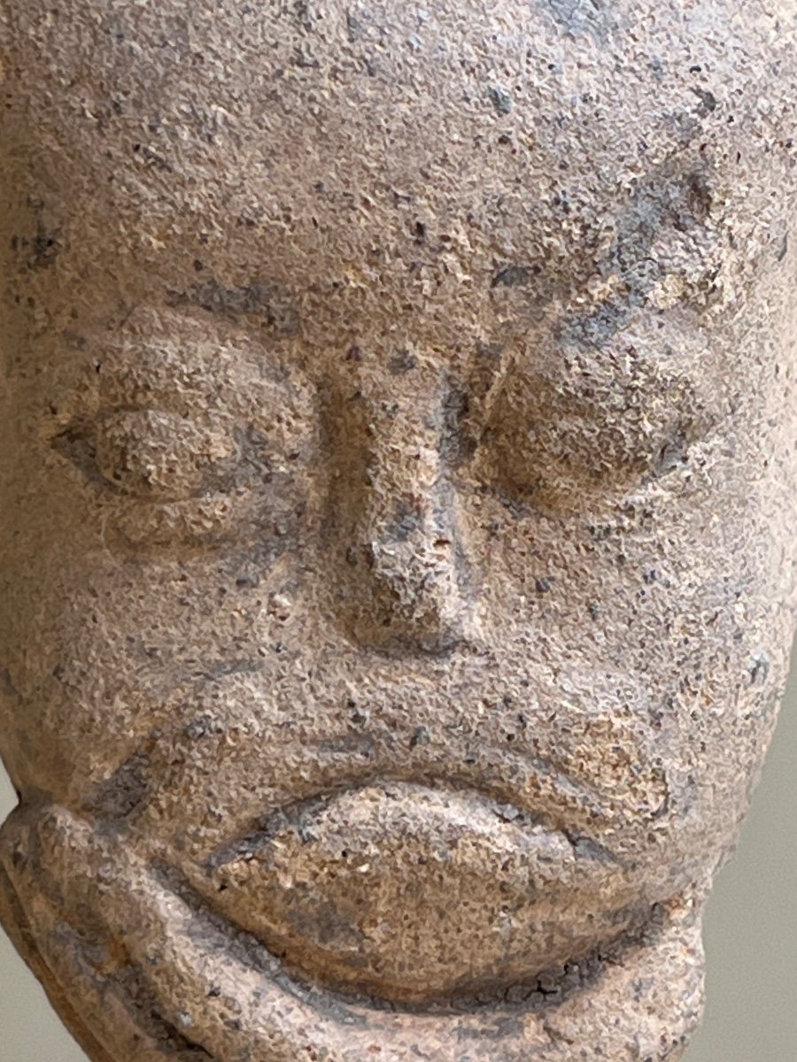 Terracotta Dignitary Head, Majapahit Kingdom Late 13th/early 16th Century -photo-4