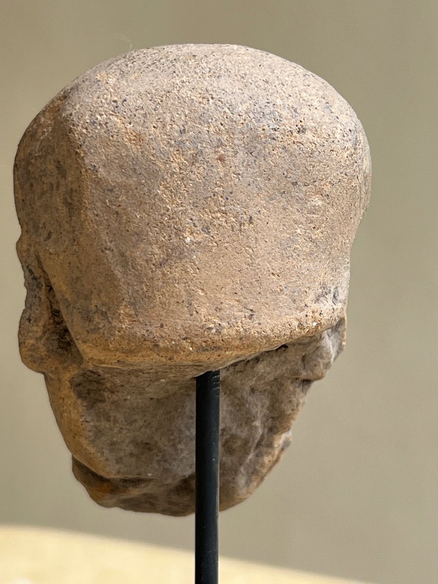 Terracotta Dignitary Head, Majapahit Kingdom Late 13th/early 16th Century -photo-4