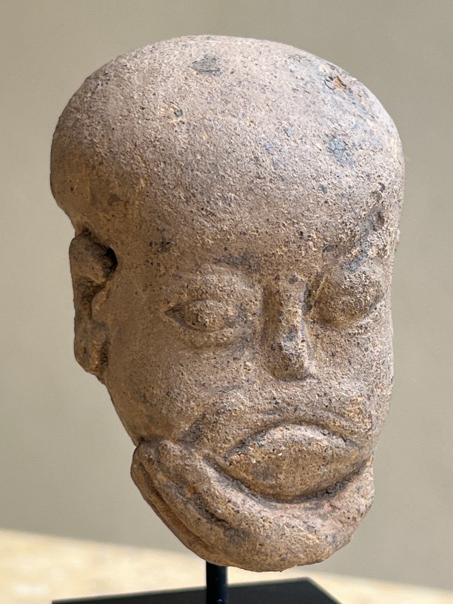 Terracotta Dignitary Head, Majapahit Kingdom Late 13th/early 16th Century -photo-6