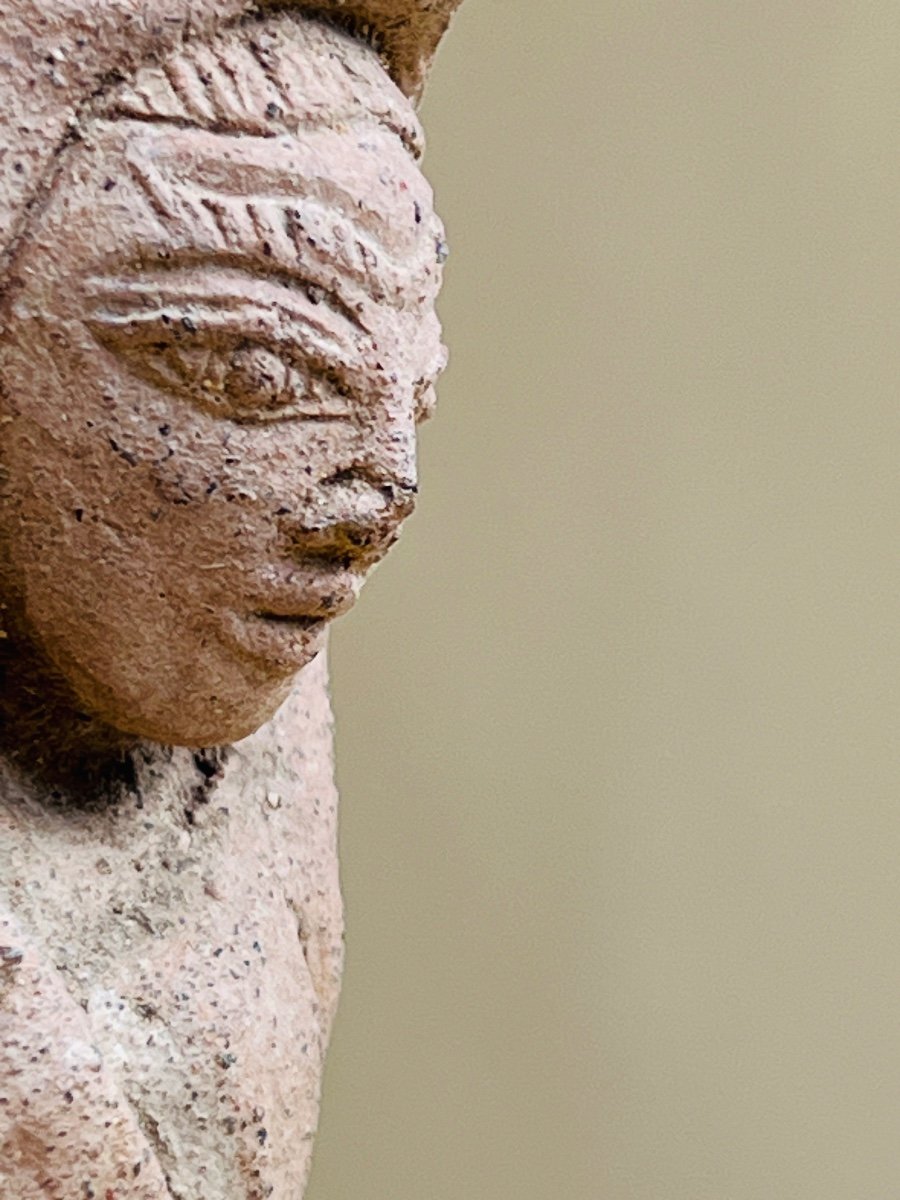 Femme Prisonnière Dans Un Arbre Terre Cuite Royaume Majapahit Fin 13/ Début 16 Siècle Indonésie