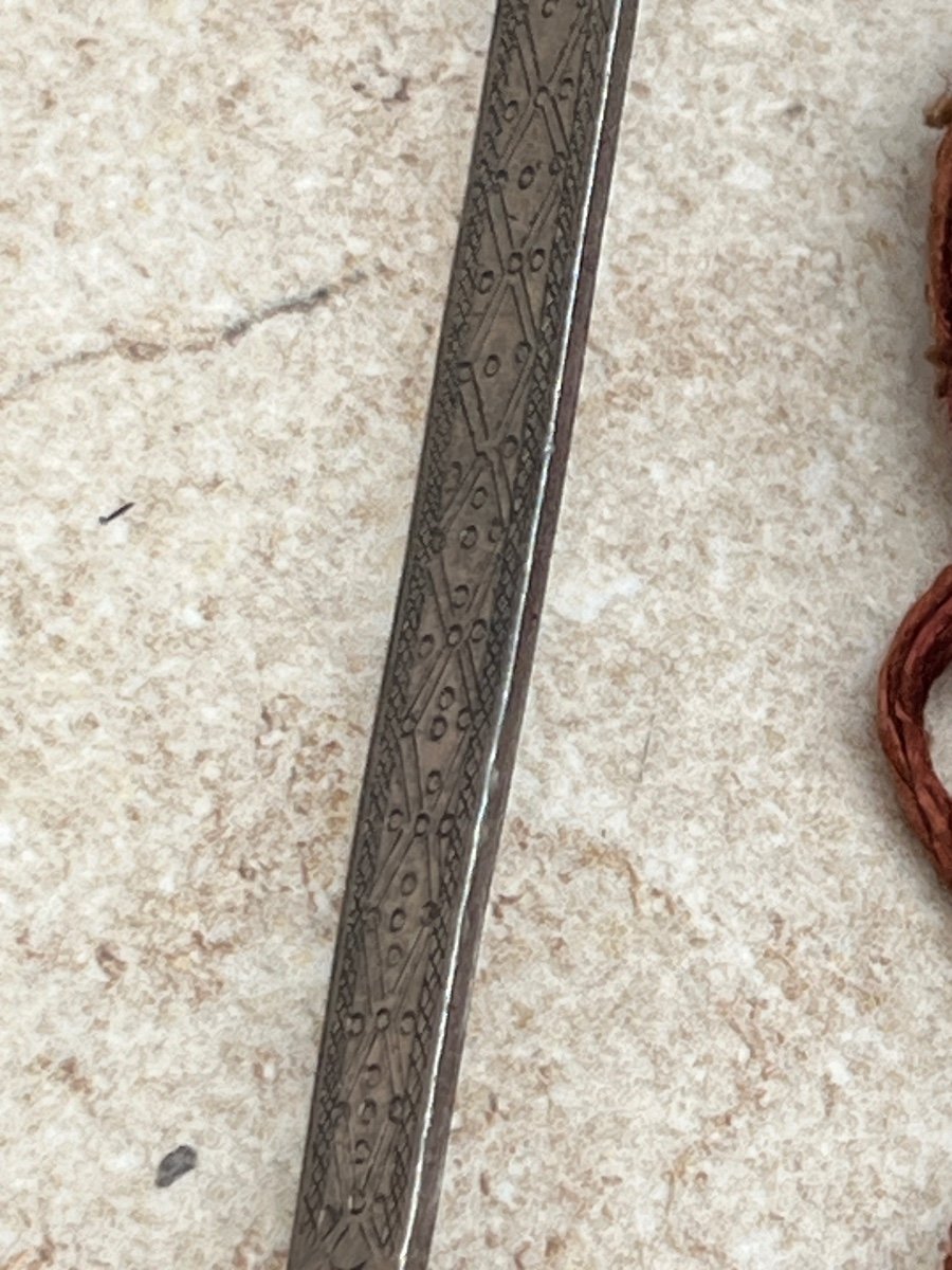 Pair Of Silver And Textile Hairpins From The Mien Ethnic Group, 19th Century, Burma -photo-5