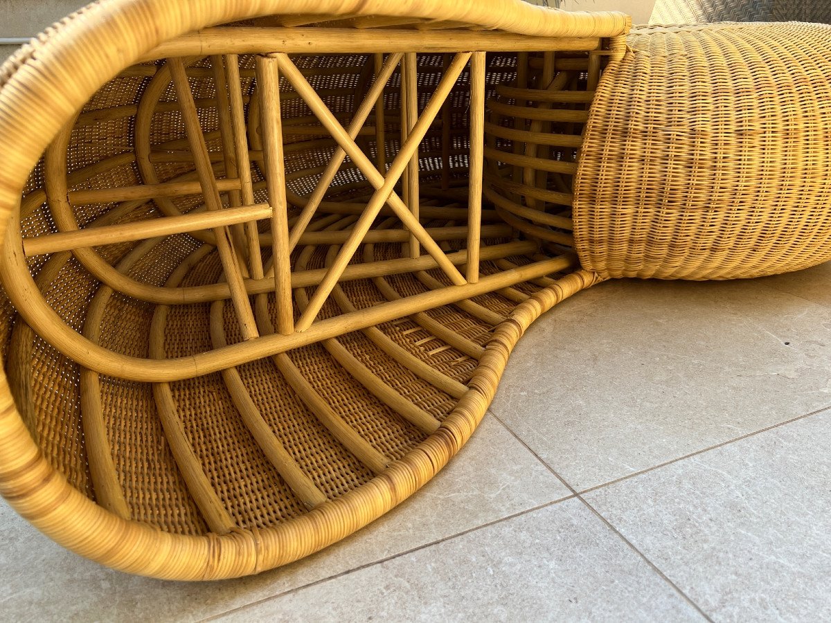 Nautilus , Banquette  Design Rotin , Designer Studio Corner 43 , XXé Siecle Thailande -photo-4