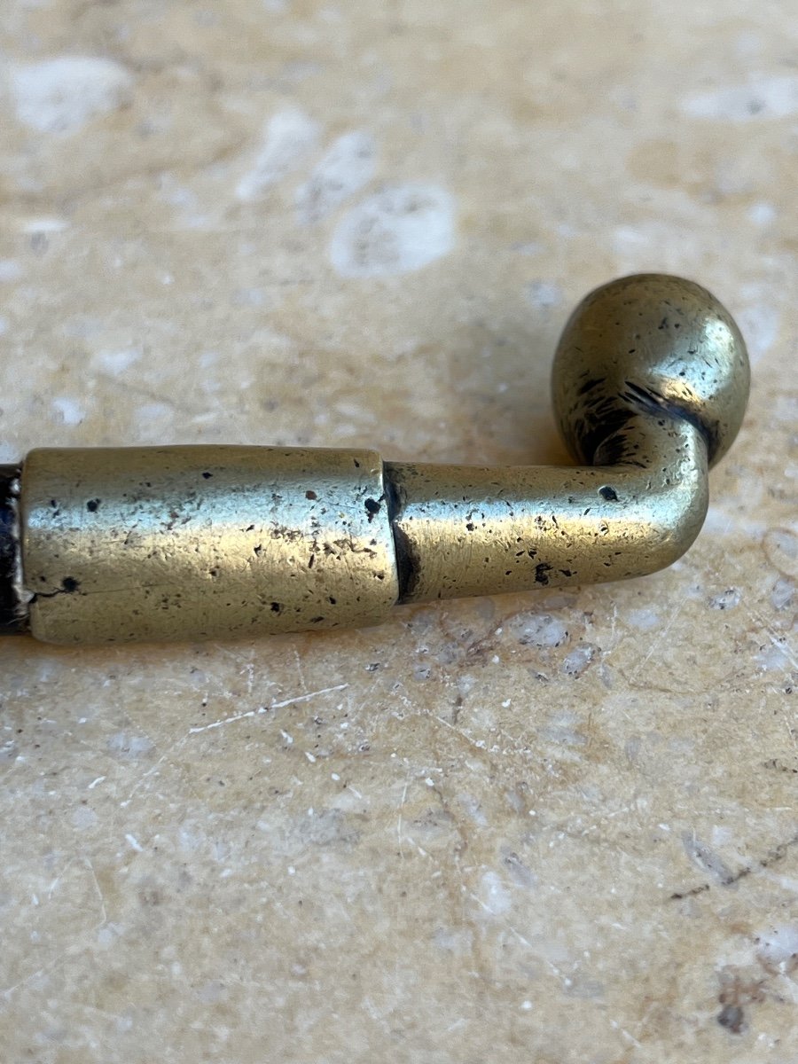 Opium Pipe Lisu Ethnic Group Kachin Province 19th Century Burma -photo-4