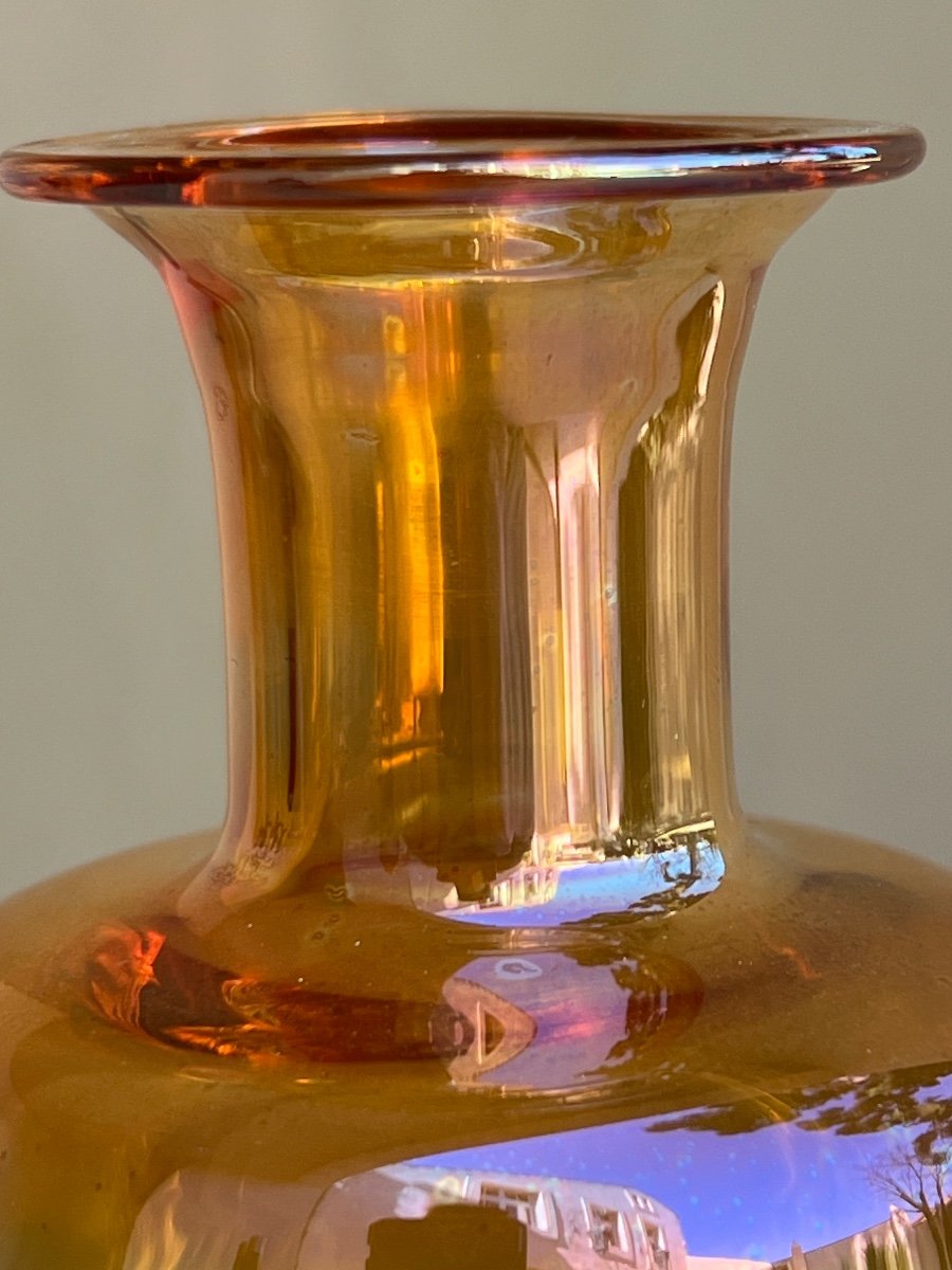 1968 Colored Crystal Carafe -photo-3