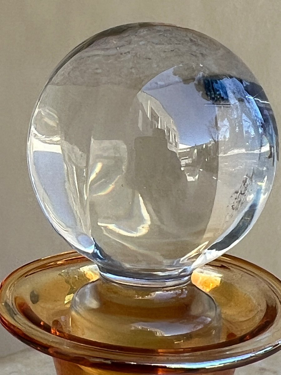 1968 Colored Crystal Carafe 