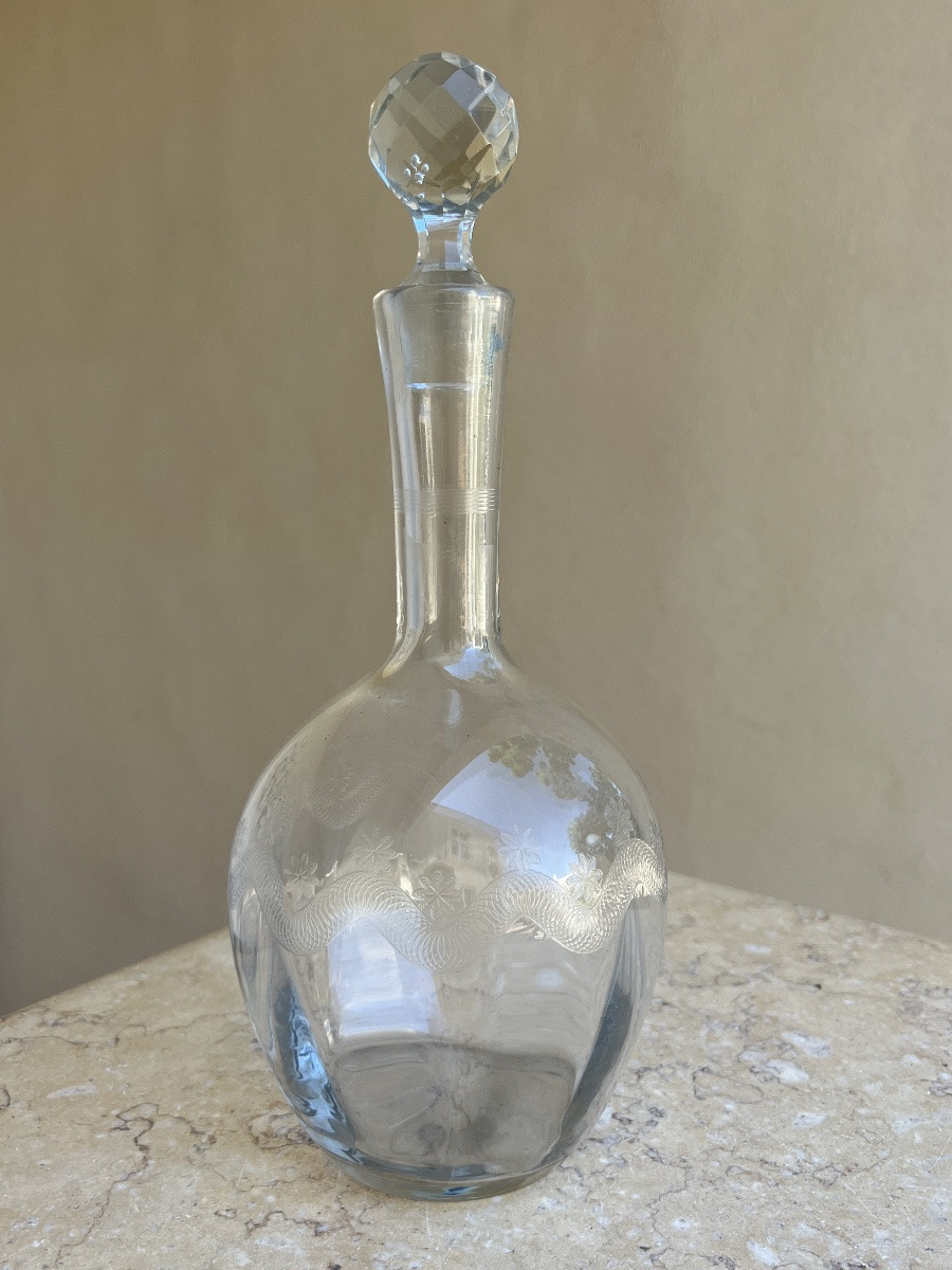 Carafe à vin en cristal -photo-2