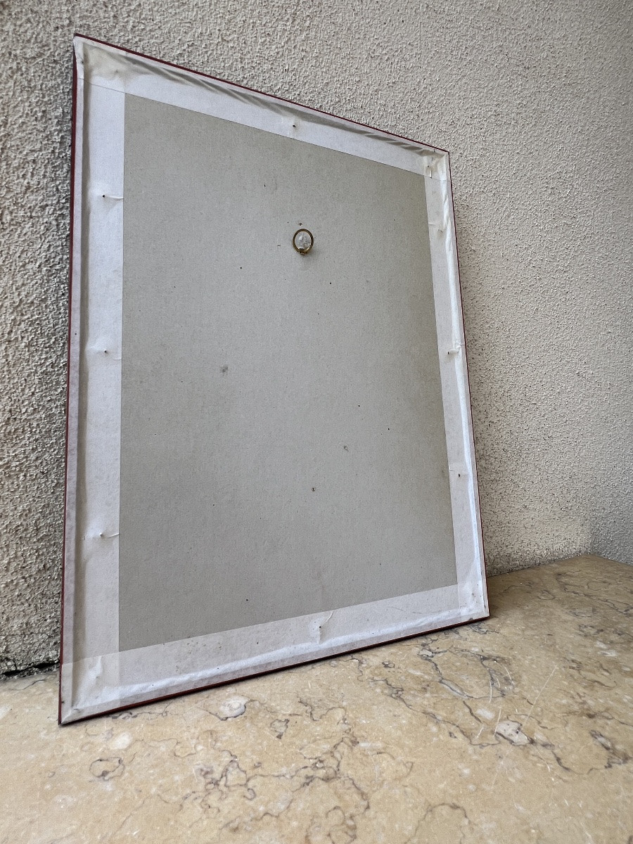 Dignitaire Peinture sur papier de riz milieu 19 e siècle Chine -photo-4