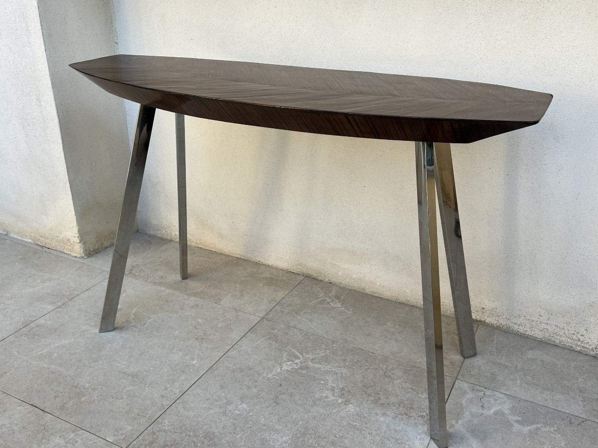 Designer Bamboo Leaf Console -photo-4