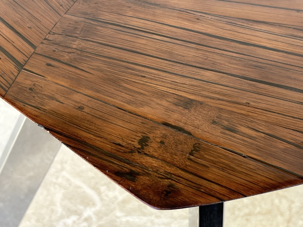 Bamboo Leaf Design Side Table -photo-5