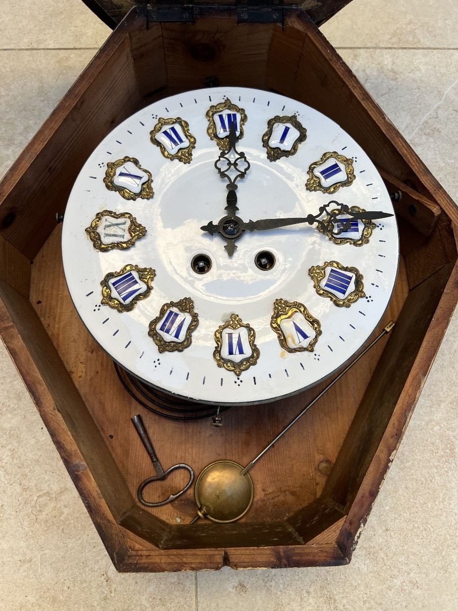 Napoleon III Bullseye Clock, Mid-19th Century -photo-2