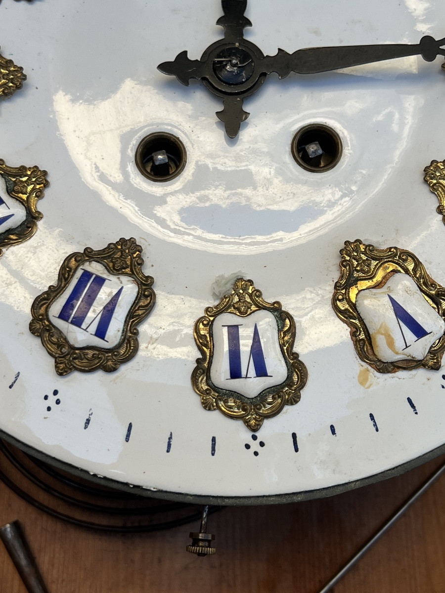 Napoleon III Bullseye Clock, Mid-19th Century -photo-3