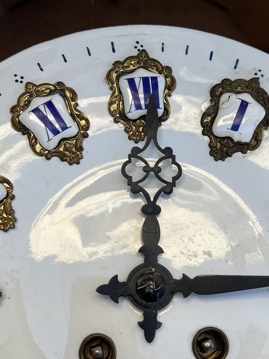 Napoleon III Bullseye Clock, Mid-19th Century -photo-4