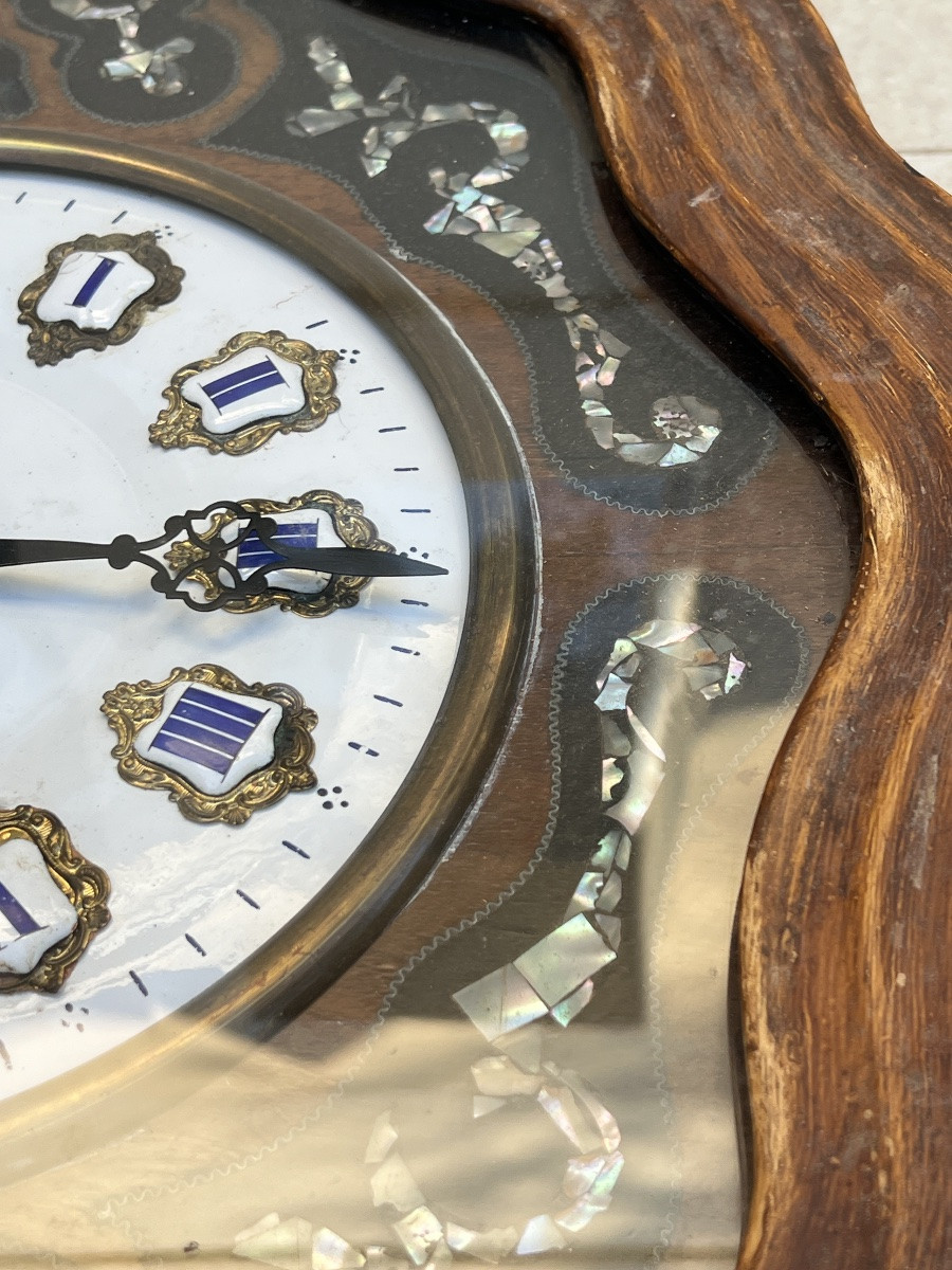 Napoleon III Bullseye Clock, Mid-19th Century -photo-3