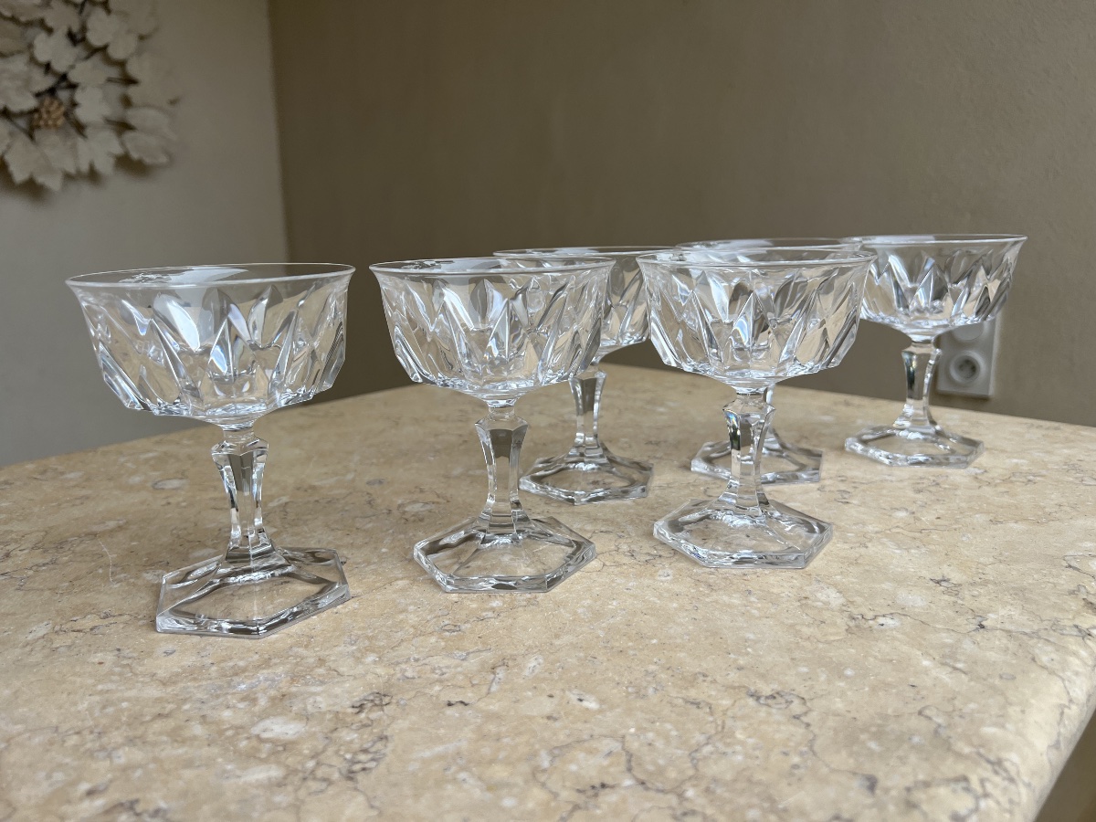 Coupe à glace cristal période 1950/1960 -photo-3