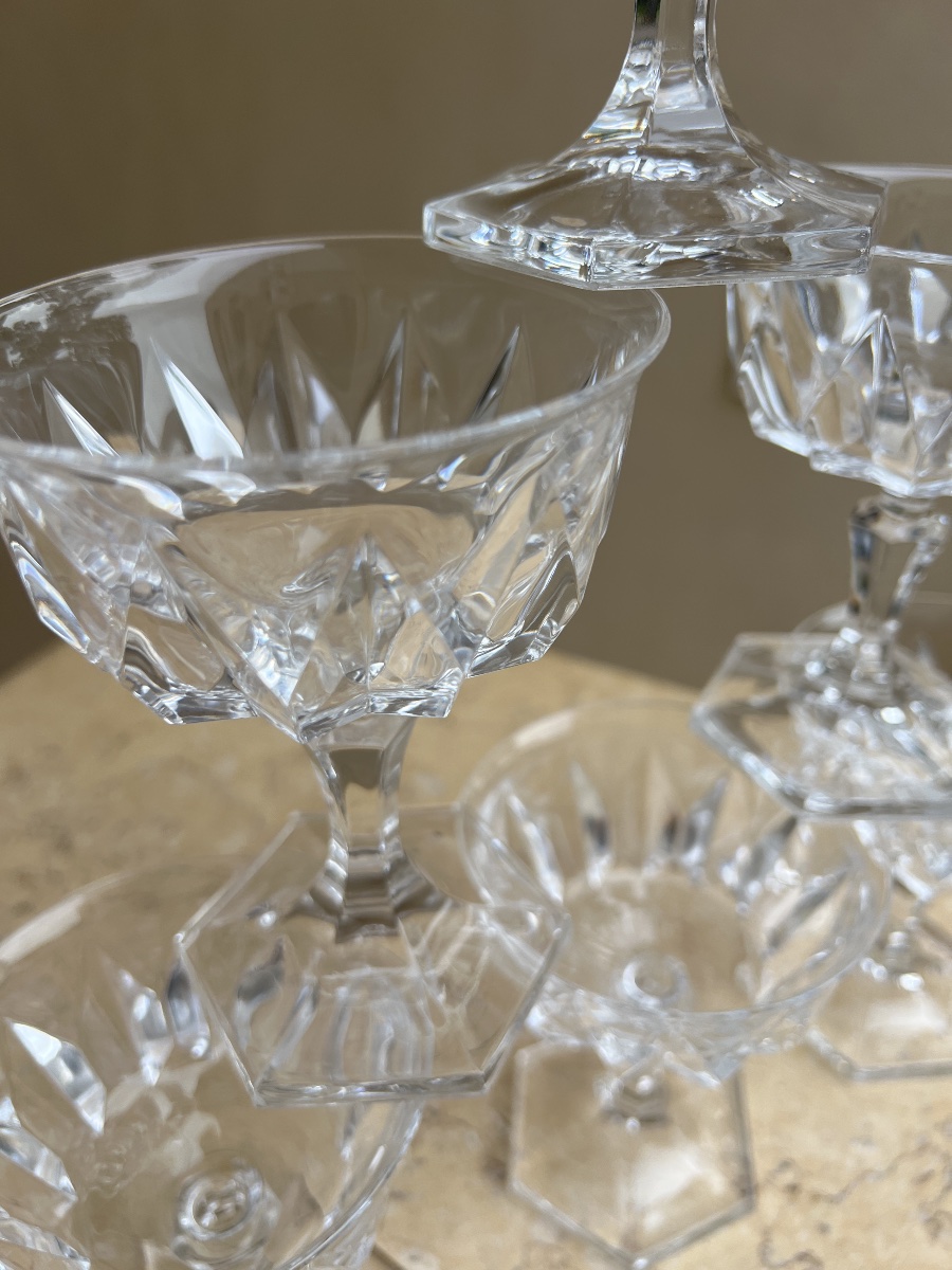 Coupe à glace cristal période 1950/1960 -photo-5