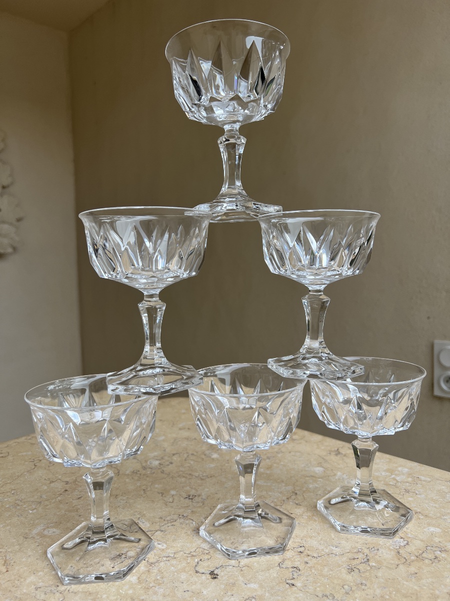 Coupe à glace cristal période 1950/1960 