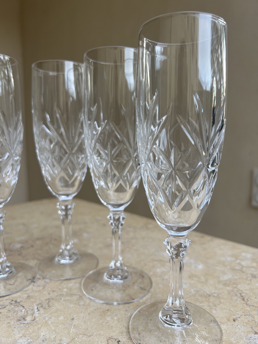 Crystal Champagne Flute, Circa 1950–1960-photo-2