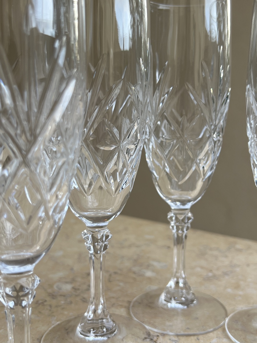 Crystal Champagne Flute, Circa 1950–1960-photo-3