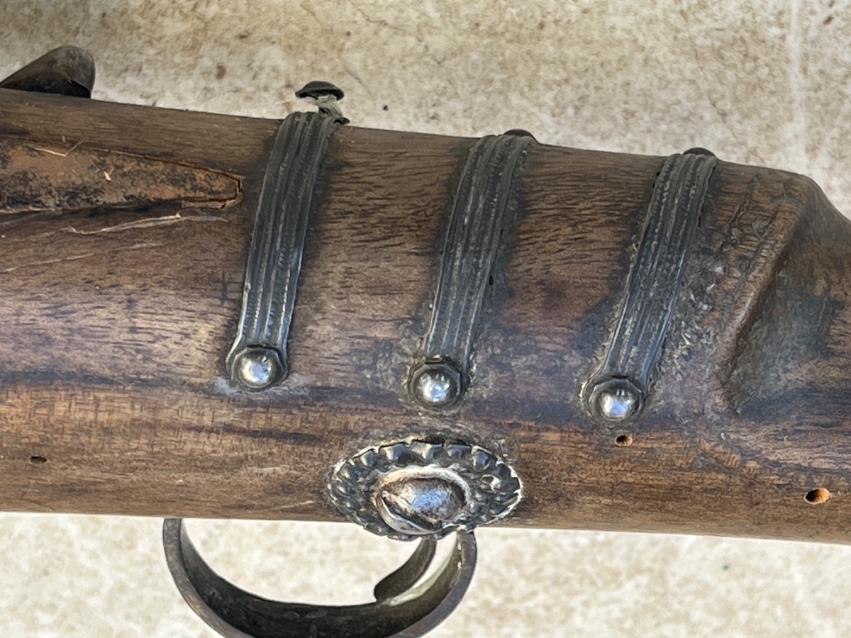 Moukhala Fantasia Morocco Flintlock Rifle, Late 19th Century -photo-4