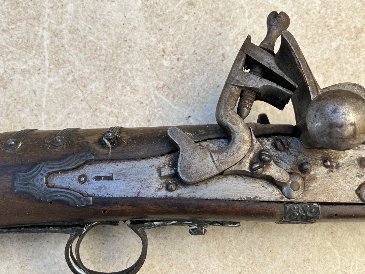 Moukhala Fantasia Morocco Flintlock Rifle, Late 19th Century 