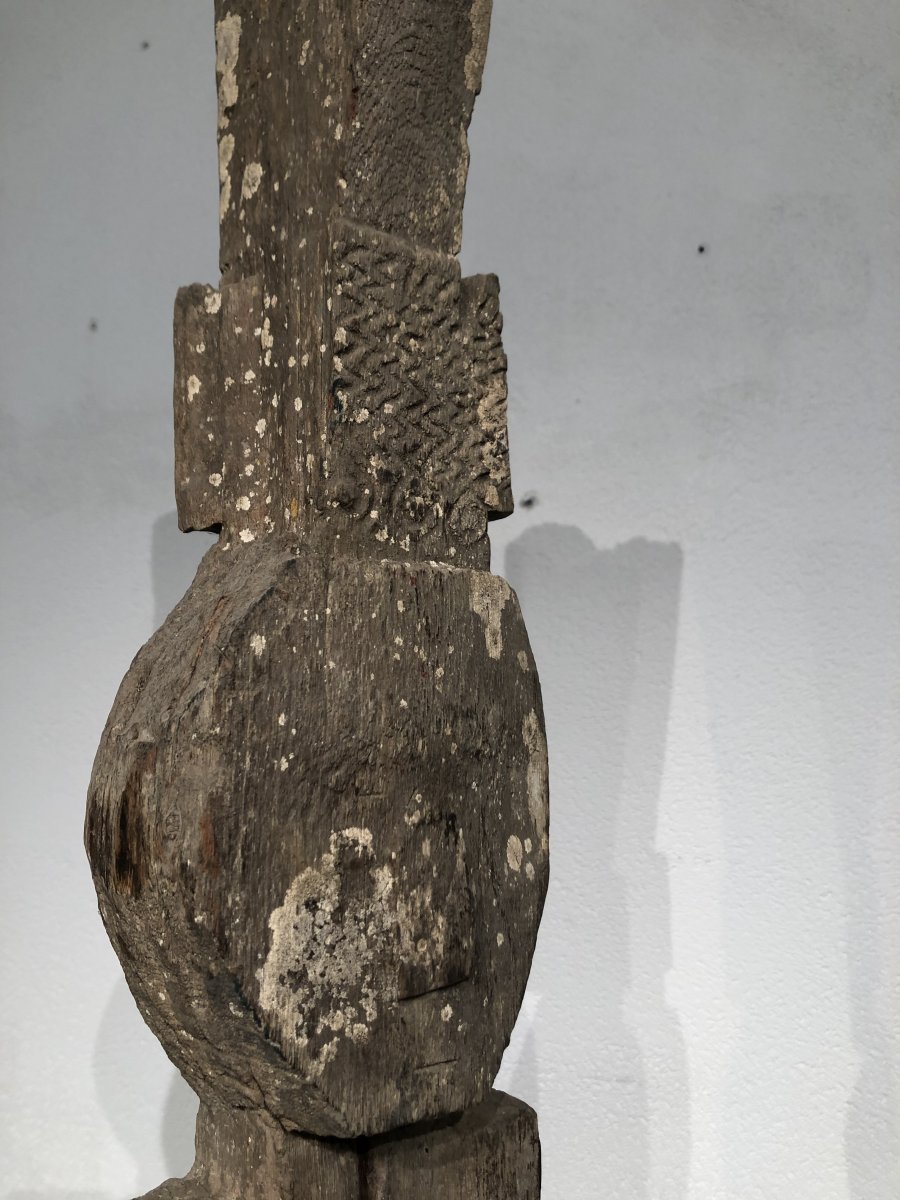 Ethnic Kachin Totem Burma 19 Th Century In Honor Of Warrior Ancestors.-photo-2
